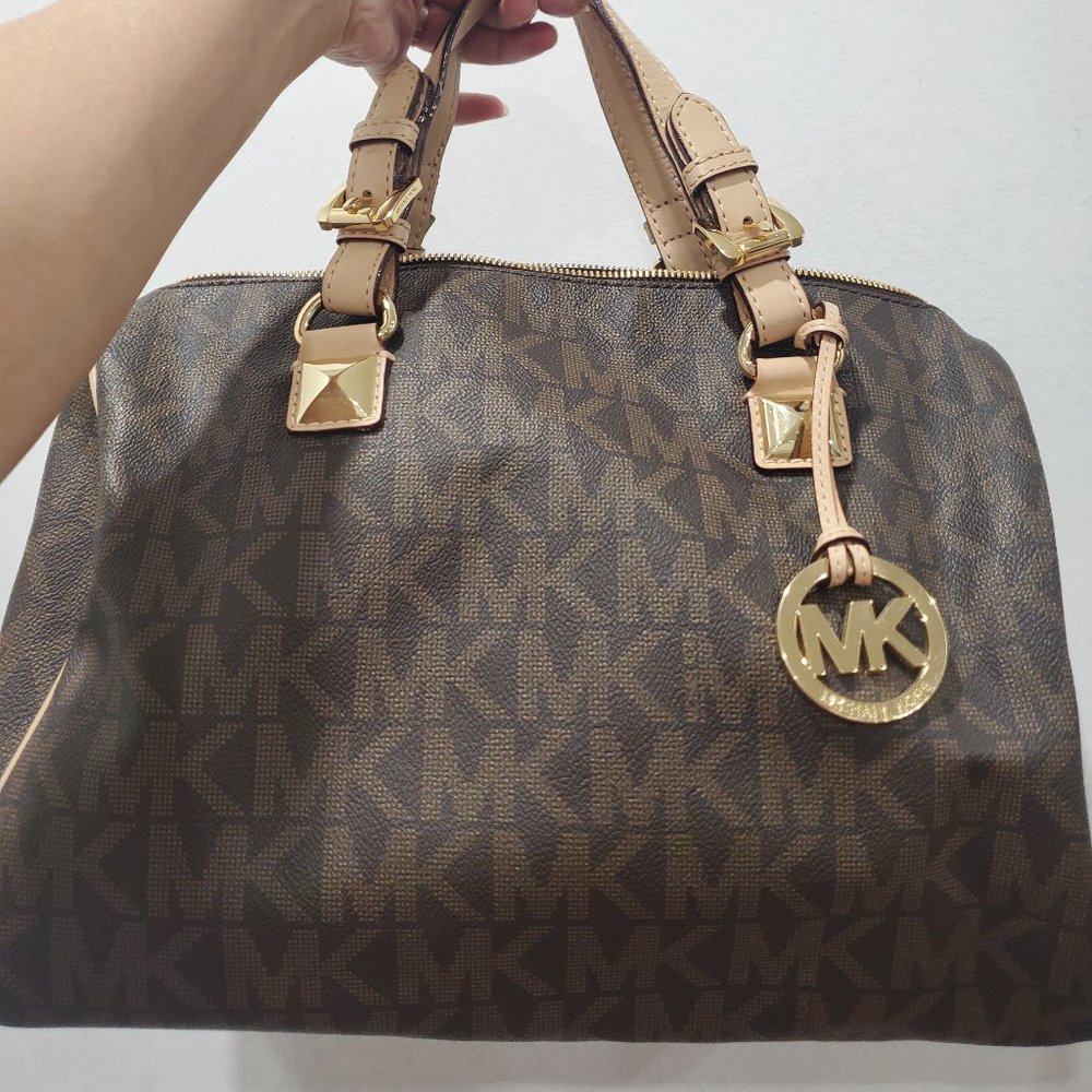 Michael Kors "speedy" bag...worn once!